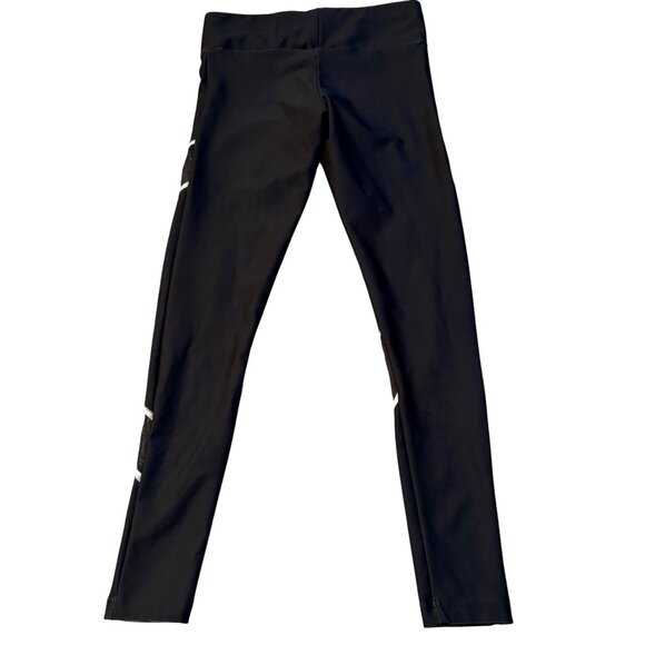 OZone Gymnastics Small Black Leggings With Mesh Panels - Picture 3 of 3